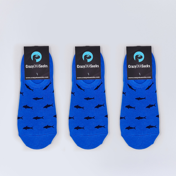Blaue Haifische - 3er Packung