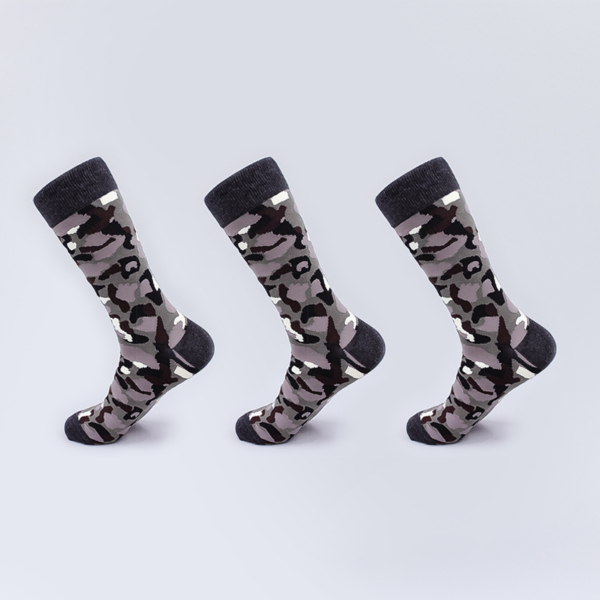 Grün & Grau & Schwarze Camouflage - 3er Packung