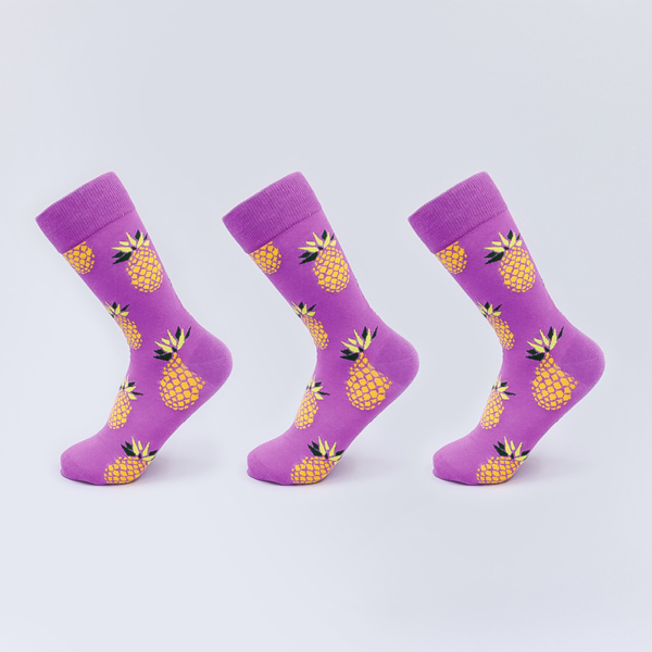 Violette Ananas - 3er Packung