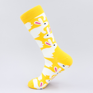 Gelbe Hasen Socken