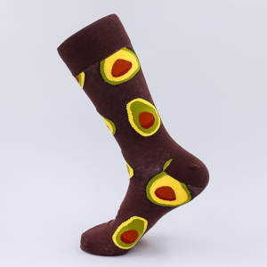 Geschnittene Avocado Socken