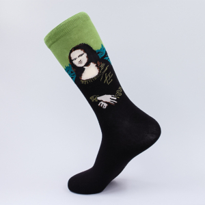 Grün Mona Lisa Socken