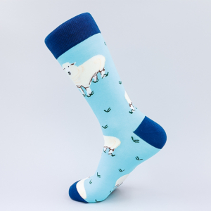 Schafe auf blauer Wiese Socken