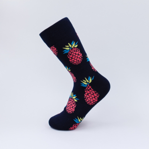 Schwarze Ananas Socken