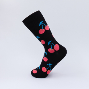 Schwarze Kirsche Socken
