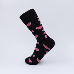Schwarze Wassermelone Socken