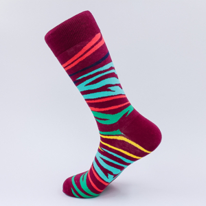 Zebra Kastanienbraun Socken